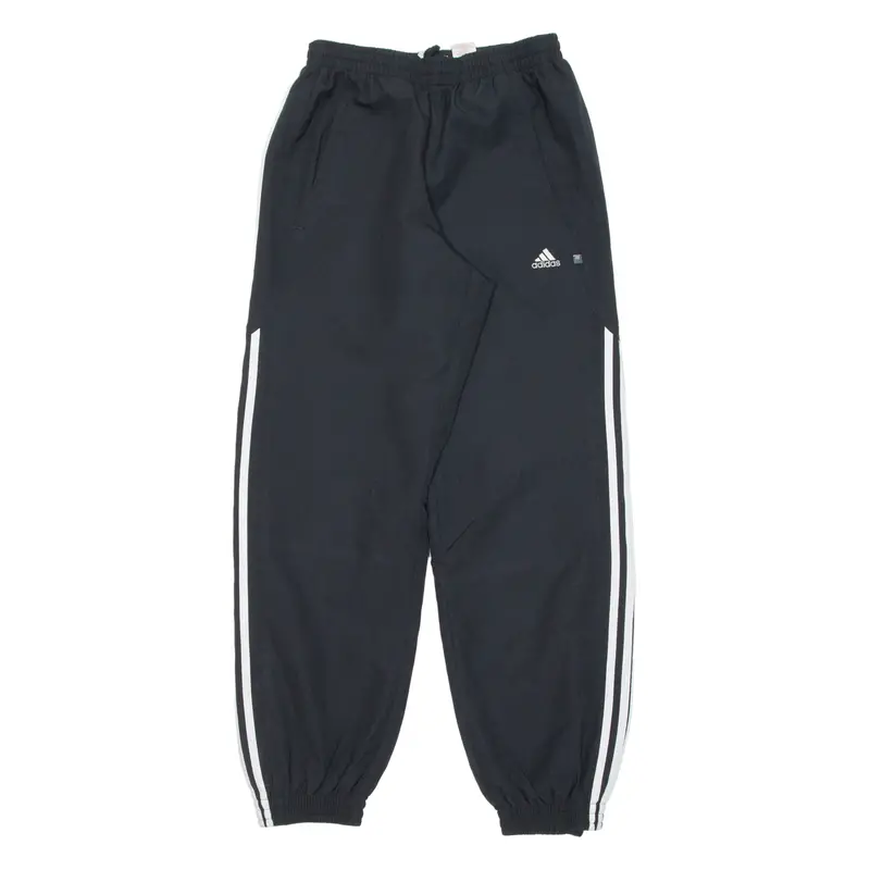 Adidas Womens Track Pants Black Tapered S W24 L29 1