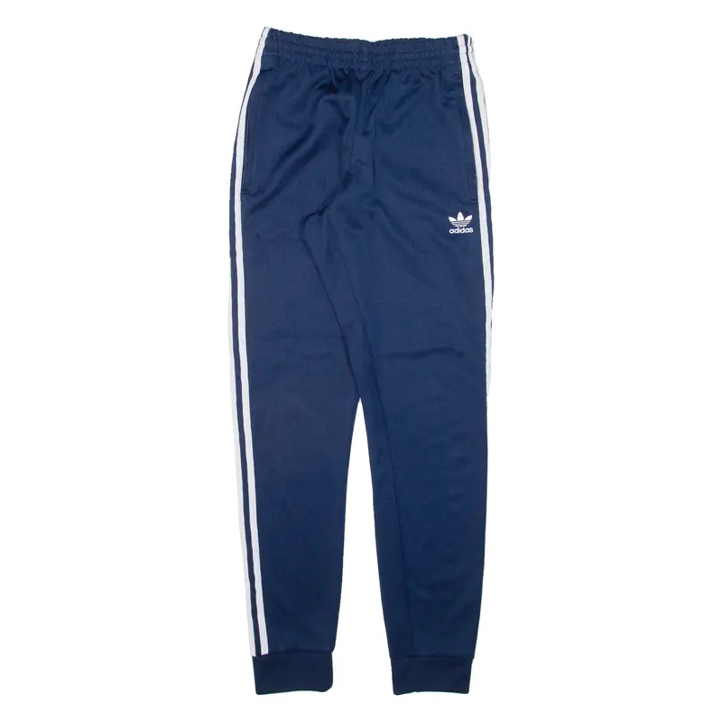 Adidas Womens Track Pants Blue Tapered S W24 L29 1
