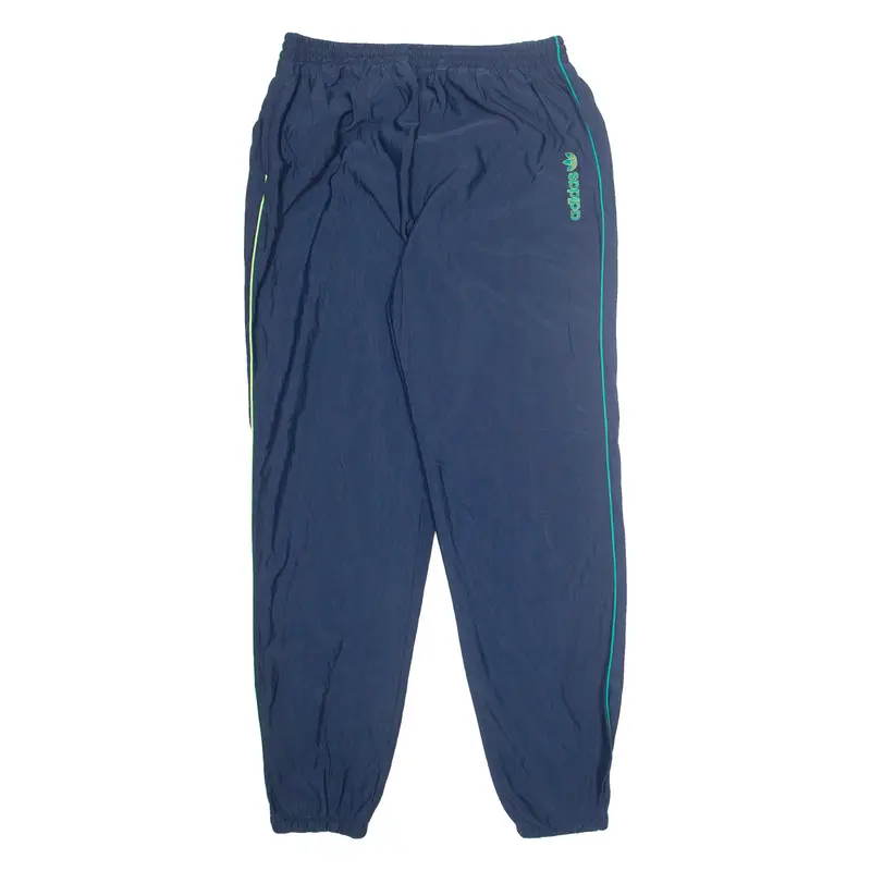 Adidas Womens Track Pants Blue Tapered Xl W32 L32 1