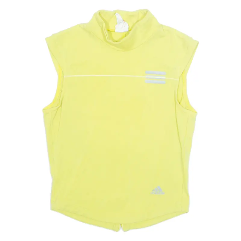 Adidas Womens Vest Green High Neck Sleeveless Uk 12 1