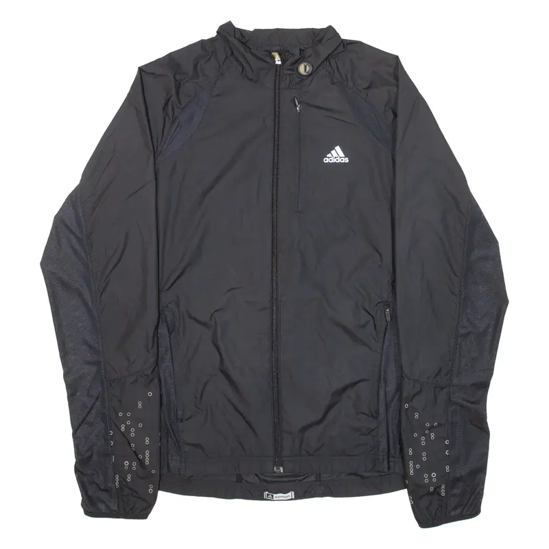 Adidas Womens Windbreaker Jacket Black M 1