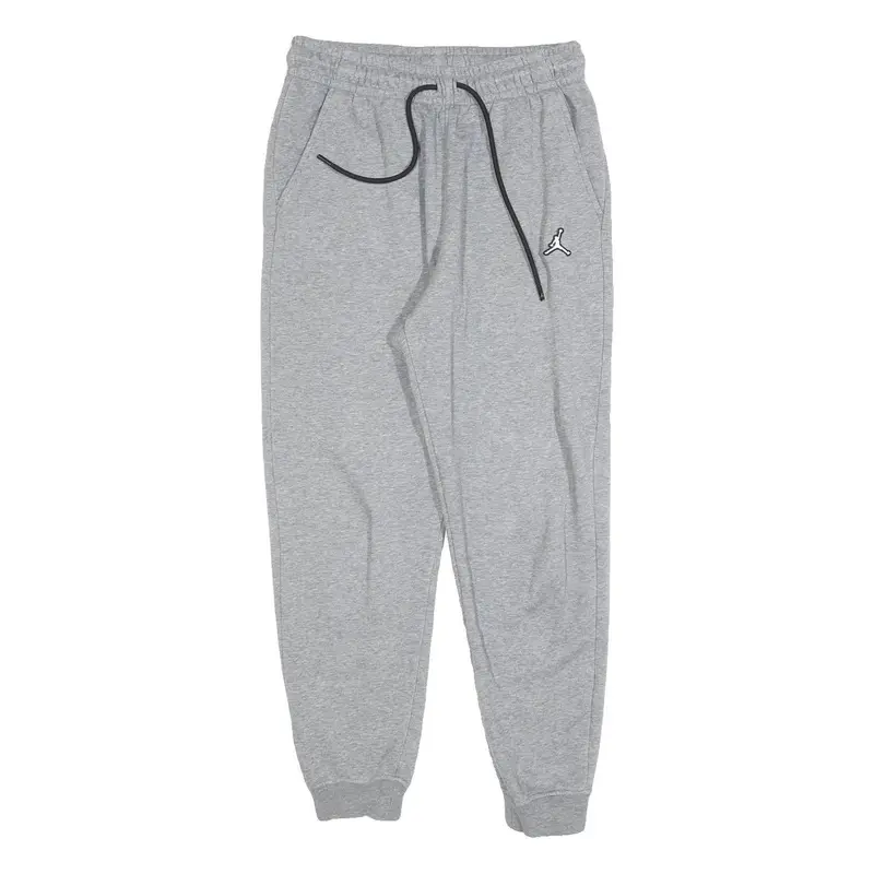 Air Jordan Mens Joggers Grey Slim Tapered Cotton Michael Jordan Jumpman Logo S 1