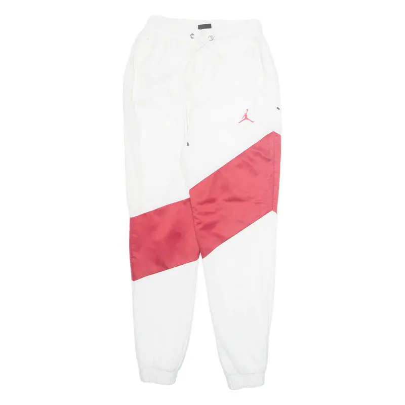 Air Jordan Mens Track Pants White Tapered S W24 L28 1