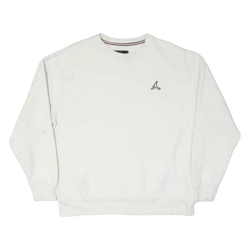 Air Jordan Womens Sweatshirt White L 1