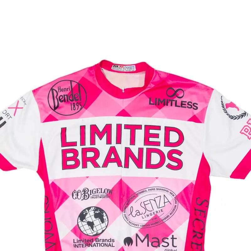 Ak Apparel Cycling Mens Jersey Pink 1/2 Zip M 2