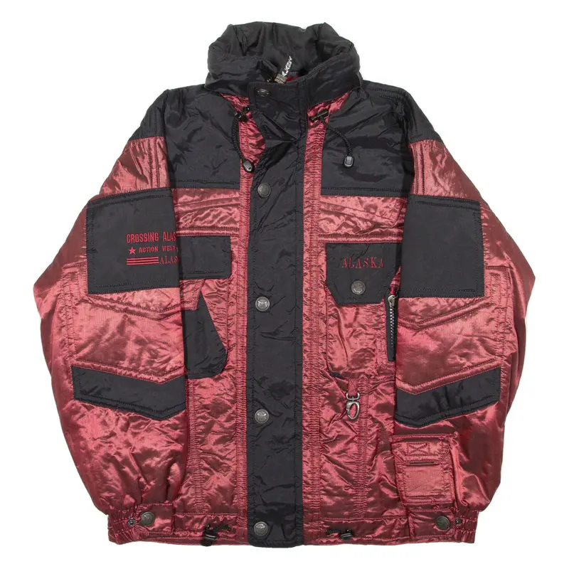 Alaska Mens Jacket Maroon L 1
