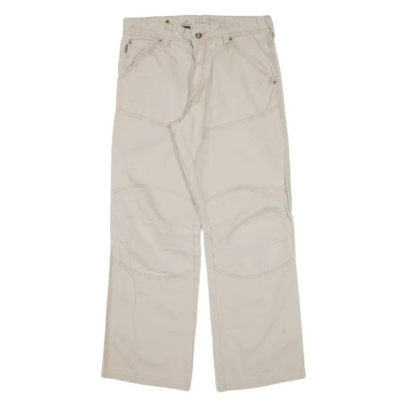 Alcw Womens Trousers Beige Relaxed Straight W30 L29 1