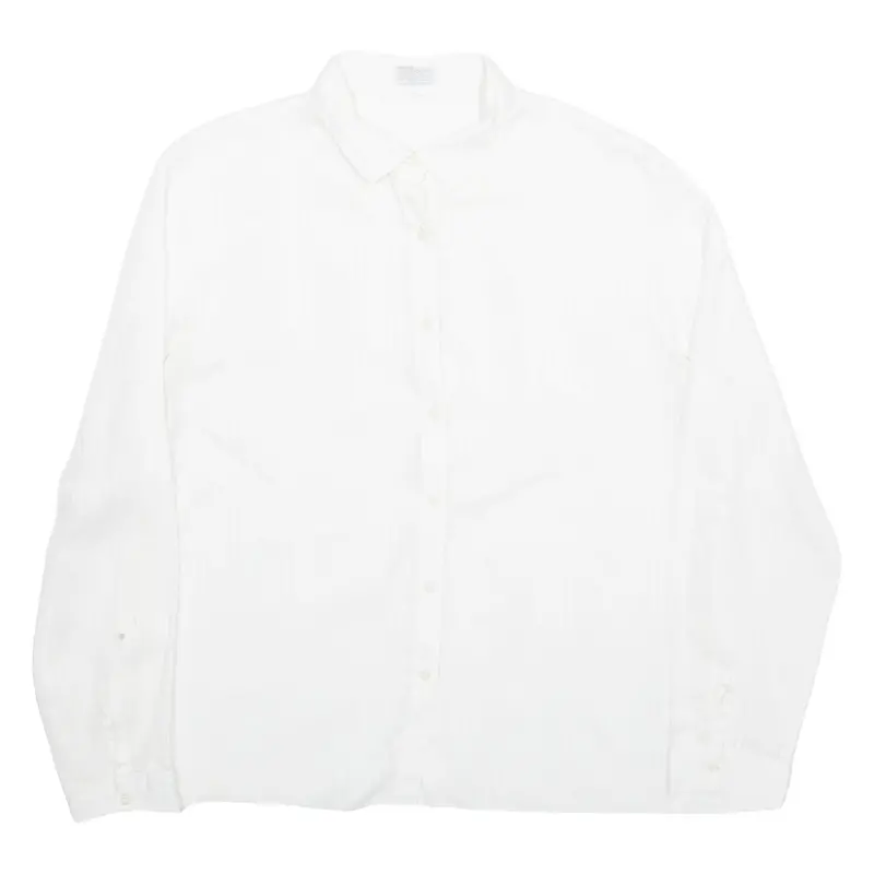 Alexon Sportset Womens Shirt White Collared Long Sleeve L 1
