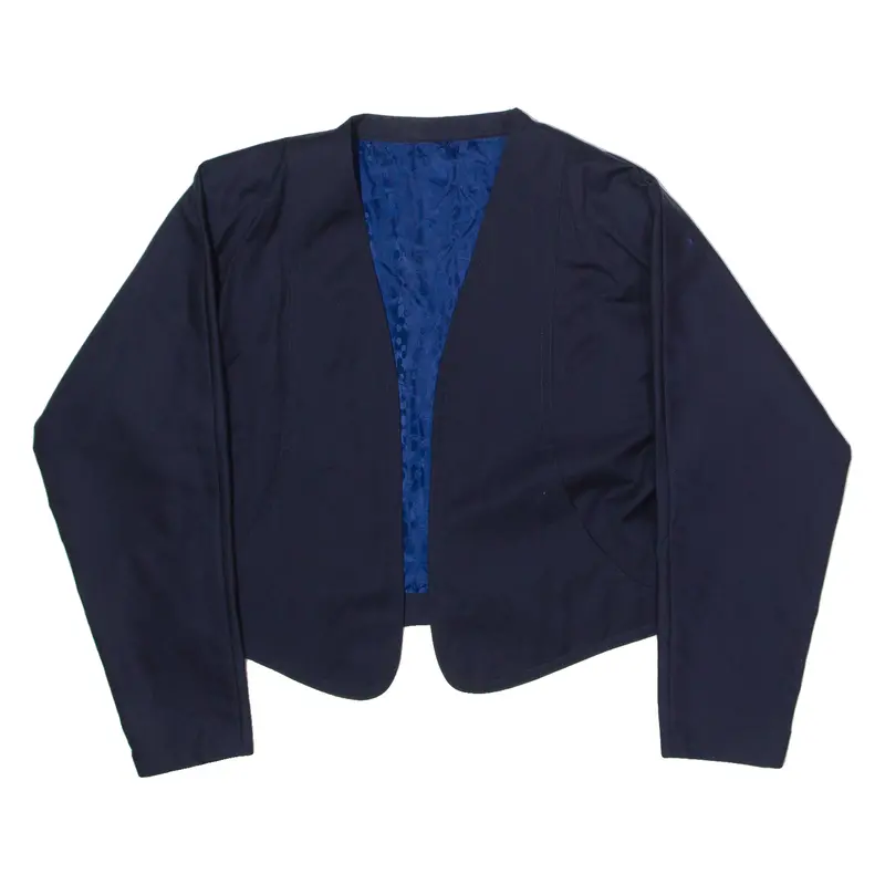 Alina Womens Blazer Jacket Blue 90S Xl 1