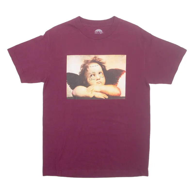 All Cherub Womens T-Shirt Maroon M 1