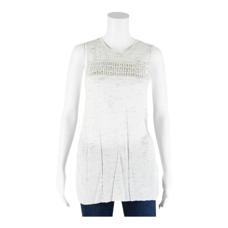 All Saints Womens Vest Grey Sleeveless S 1