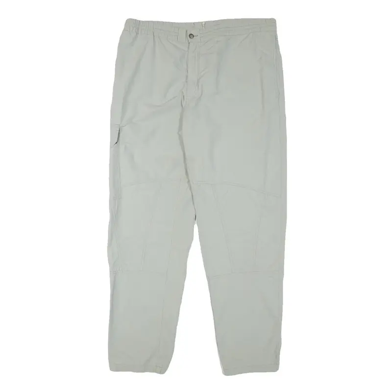 Allsport Mens Relaxed Beige Trousers W36 L30 Zip Closure Casual Comfort 1
