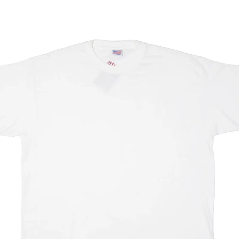 American Style Mens T-Shirt White Usa Xl 2