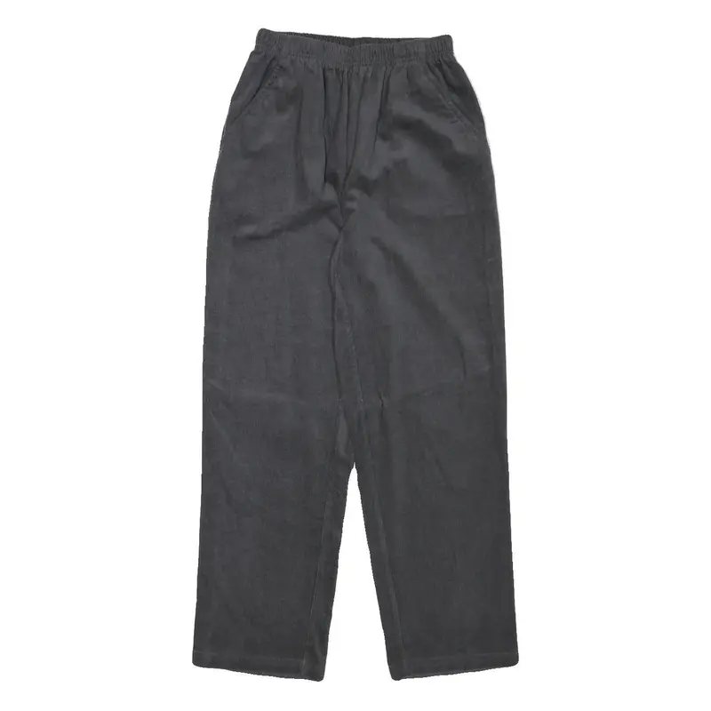 American Sweetheart Womens Cotton Blend Black Regular Fit Straight Leg Trousers 1