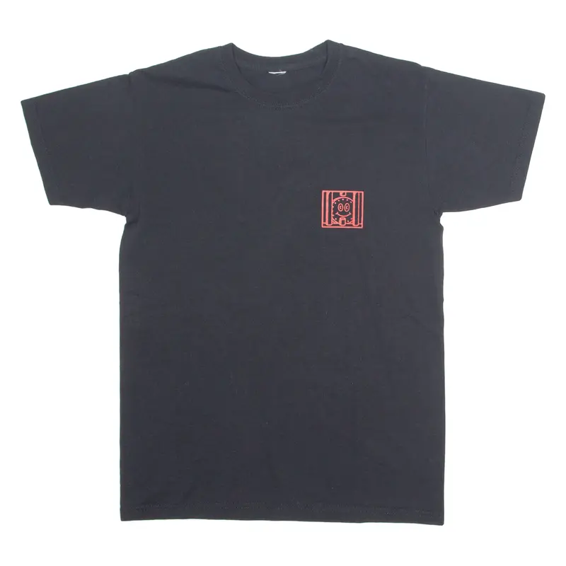 Antifa Mens T-Shirt Black Crew Neck S 1