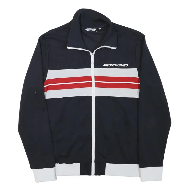 Antony Morato Mens Black White & Red Zip Jacket Xl Polyester Blend Sportswear 1