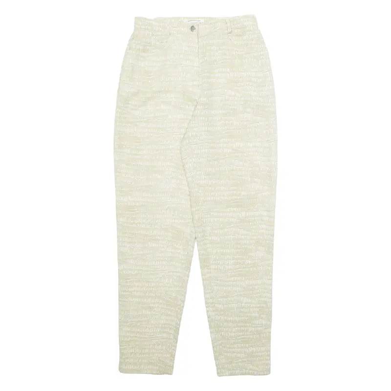 Aprio Womens Trousers Beige Regular Tapered W26 L29 1