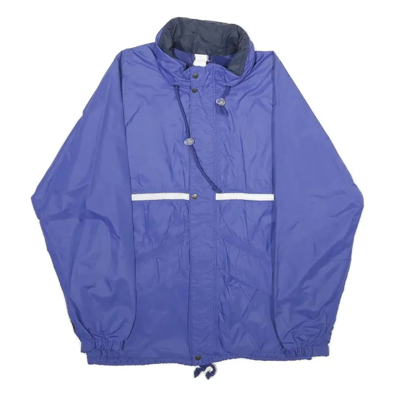 Aqua Guard Mens Blue Jacket Xs Polyamide Blend Plain Zip Lightweight 1