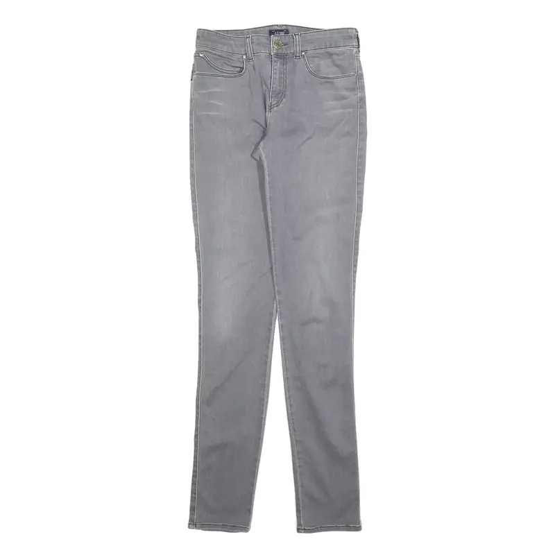 Armani Jeans Womens Grey Slim Skinny Denim Light W28 L34 Stretch Cotton Blend 1