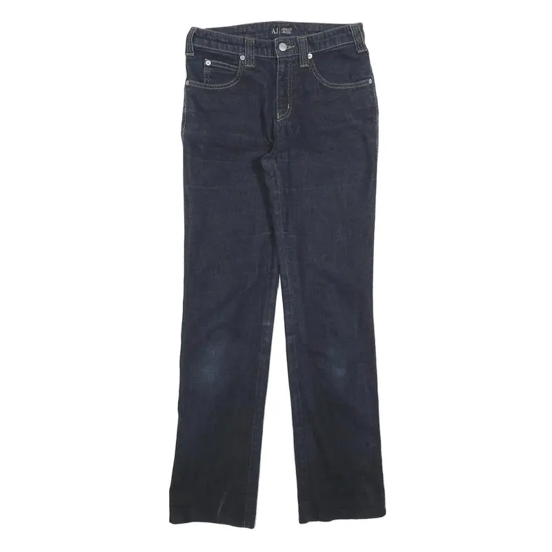 Armani Jeans Womens Slim Blue Denim Slim Jeans W26 L30 Classic Zip Comfort 1