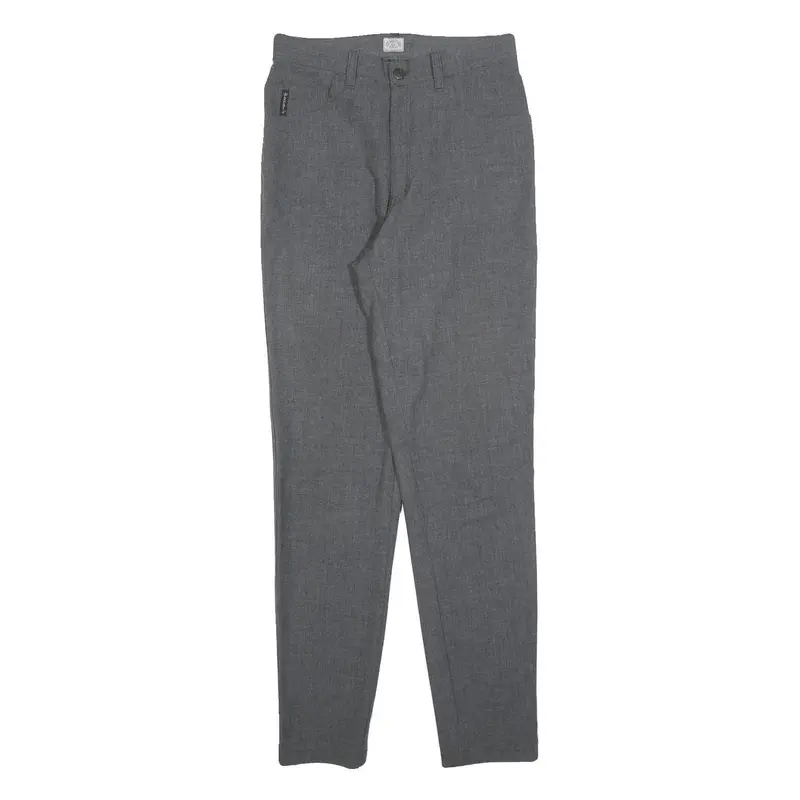 Armani Jeans Womens Slim Grey Slim Trousers W29 L32 Zip Closure Stylish 1