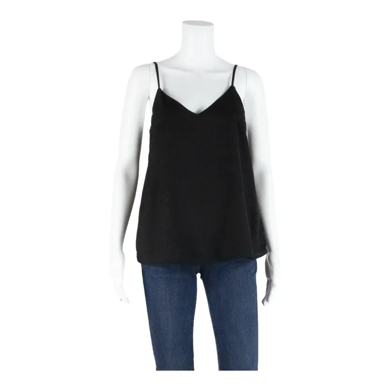 Asos Womens Camisole Vest Black V-Neck Sleeveless S 1