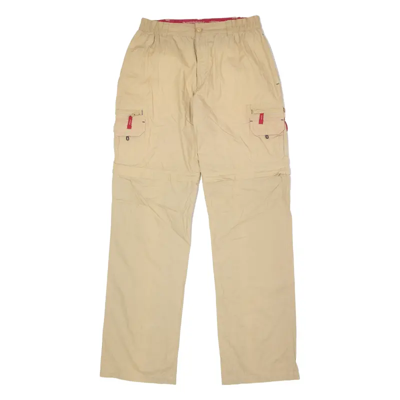 Astrolabio Outdoor 2 In 1 Cargo Mens Trousers Beige Regular Straight W28 L32 1