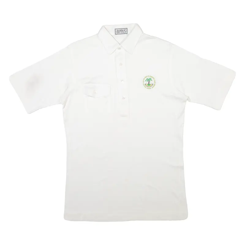 Aureus Workwear Mens Polo Shirt Cream M 1