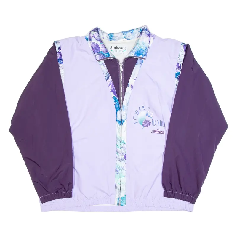 Authentic Klein Sportswear Womens Track Jacket Purple 90S Xl 1