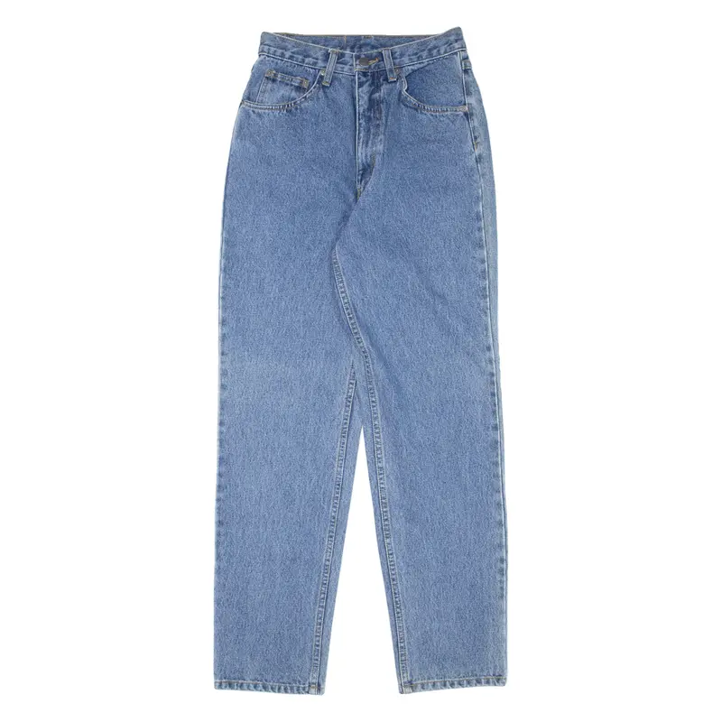 Authentic Womens Jeans Blue Regular Mom W25 L30 1