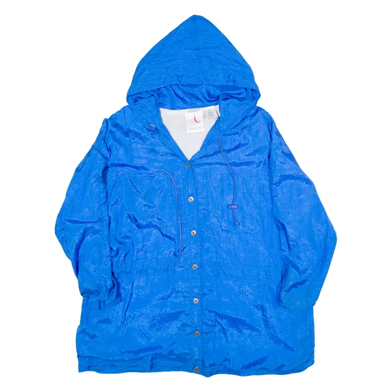 Avait Womens Shell Jacket Blue Nylon Hooded 2Xl 1
