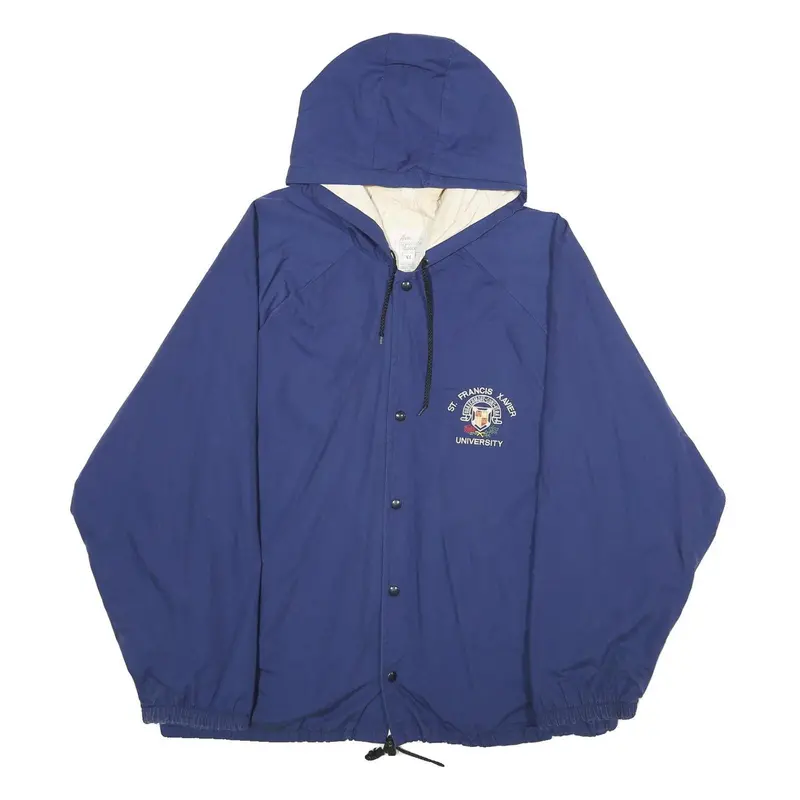 Avon Mens Blue St Francis Xavier University Jacket Xl Polyester Blend Plain 1
