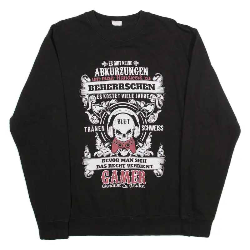 Awd Blut Gamer Mens Sweatshirt Black L 1