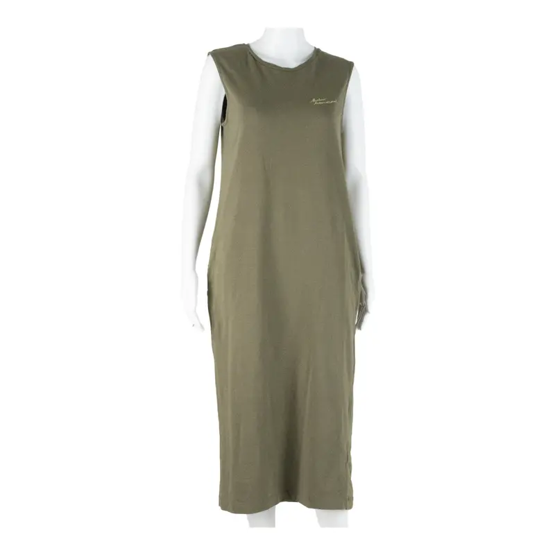 Barbour Womens Shift Dress Green Sleeveless Midi Uk 10 1