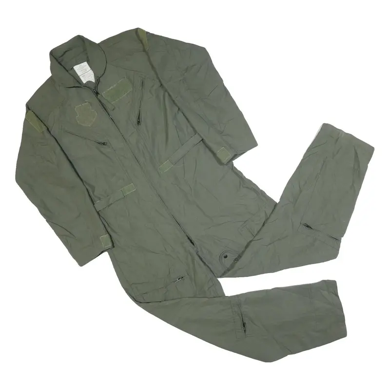 Barrier Wear Mens Green Synthetic Dungarees Regular Fit Zip M W36 L30 Workwear 1