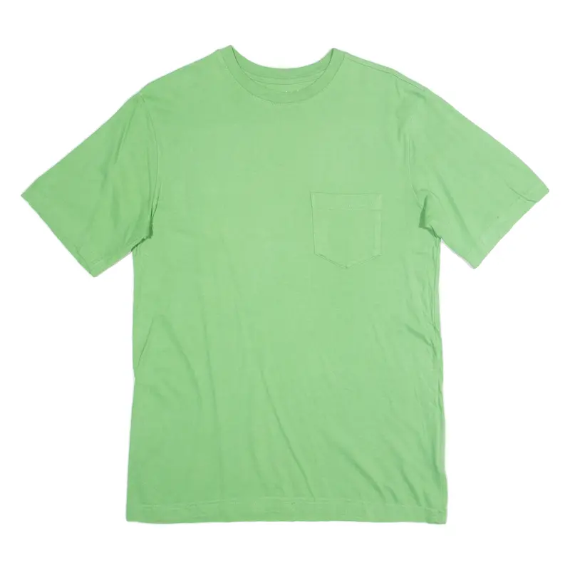 Basic Editions Mens T-Shirt Green S 1