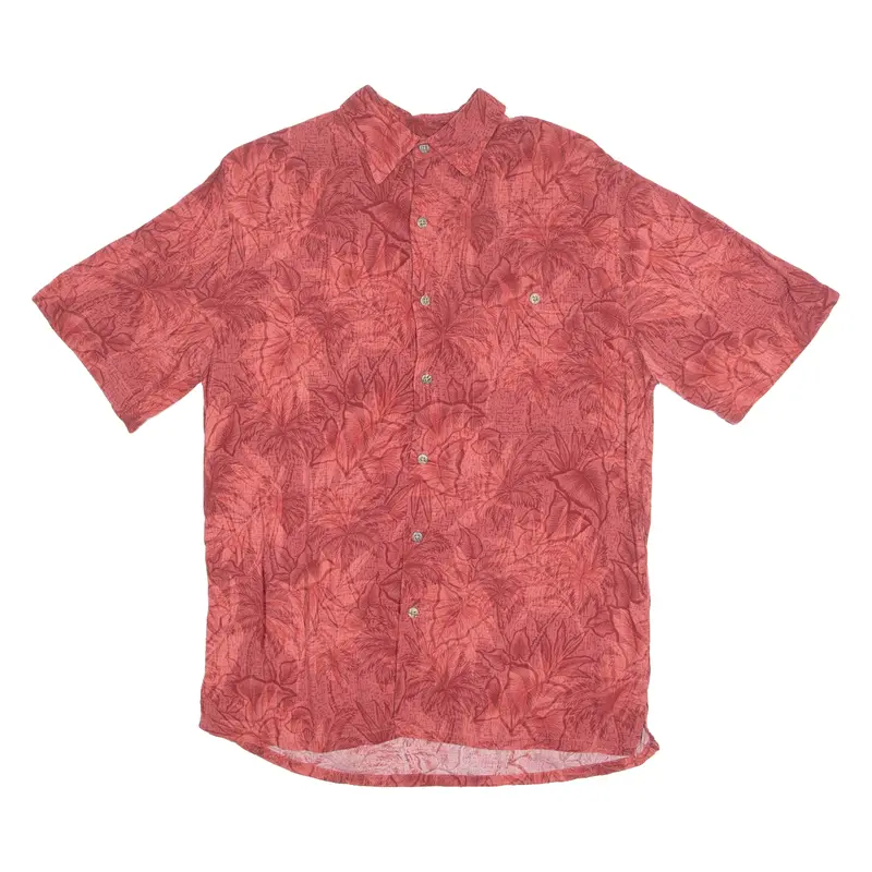 Batik Bay Mens Hawaiian Shirt Red Floral S 1