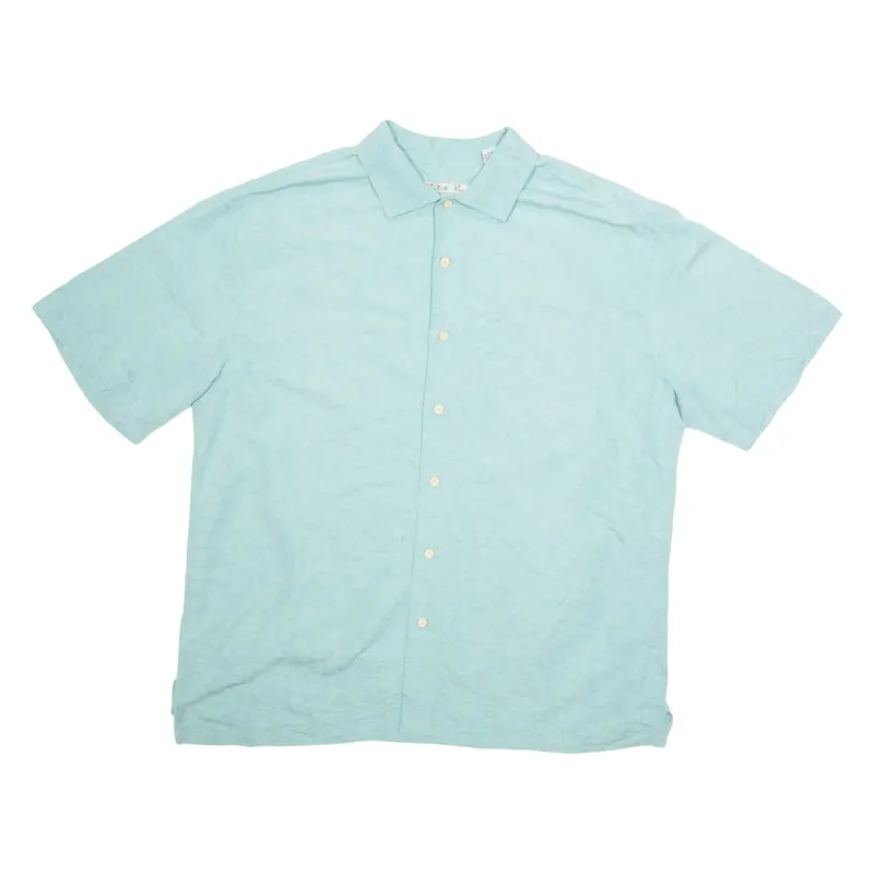 Batik Bay Mens Plain Shirt Blue Xl 1