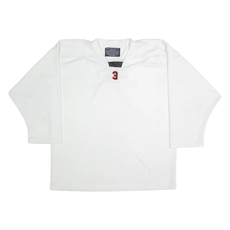 Beaster Mens Jersey White Long Sleeve Usa V-Neck Xl 1