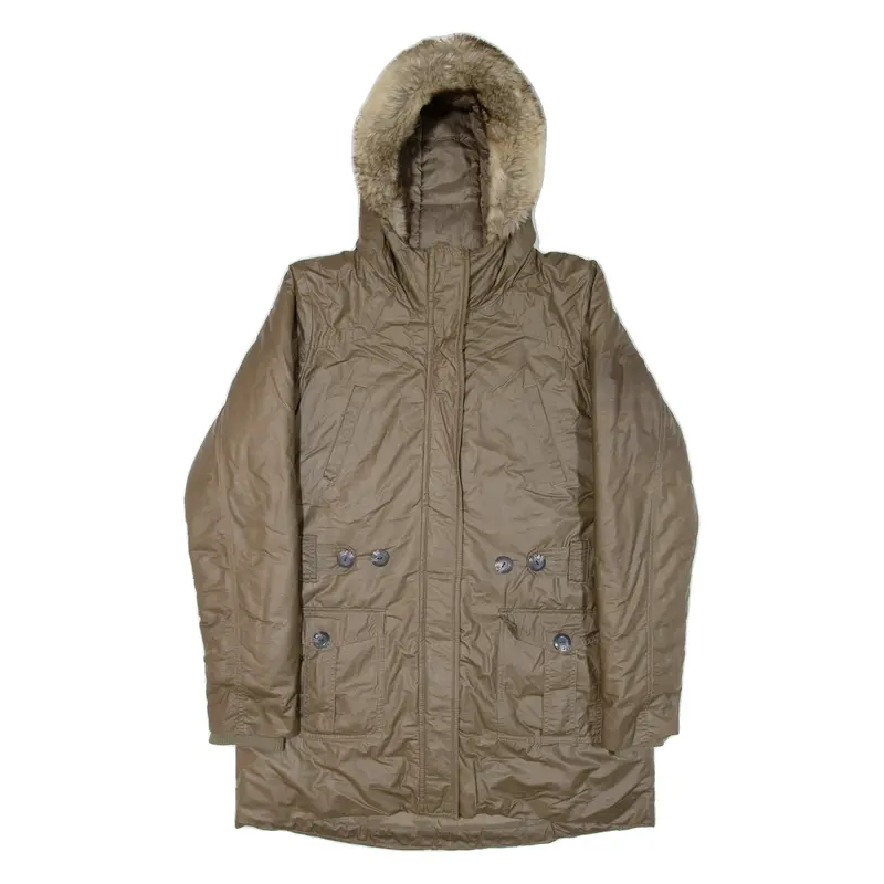 Bench Insulated Womens Parka Coat Green Hooded Xl 1