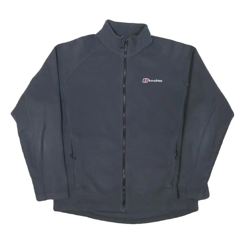 Berghaus Mens Black Jacket M Polyester Blend Zip Outdoor Casual Lightweight 1
