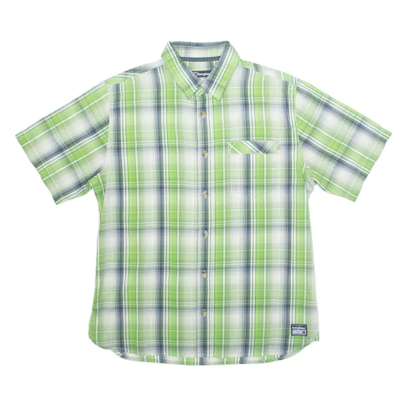 Berghaus Mens Shirt Green Plaid M 1
