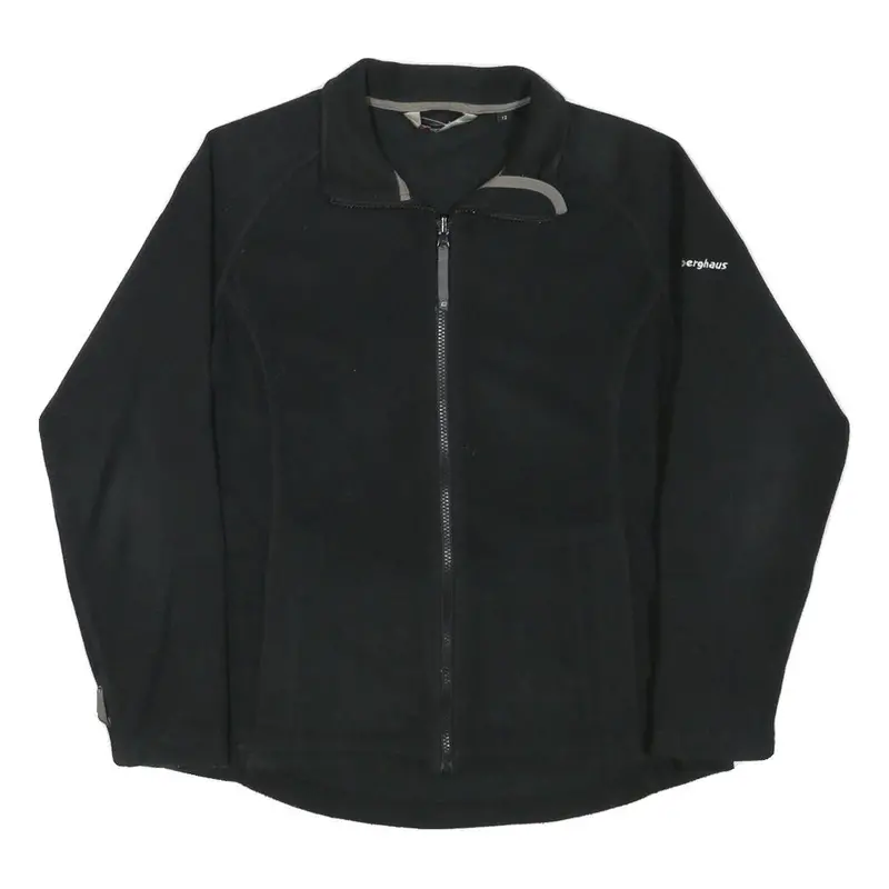 Berghaus Womens Black Outdoor Jacket M Polyester Blend Zip Lightweight 1
