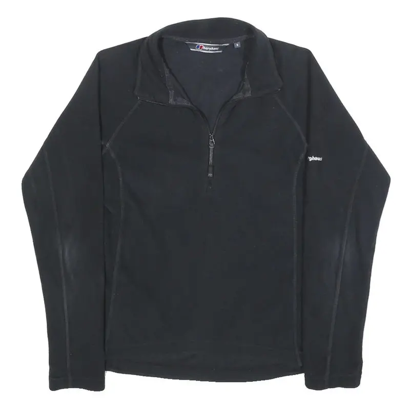 Berghaus Womens Black Plain Polyester Pullover Crew Neck Jumper S Outdoor 1