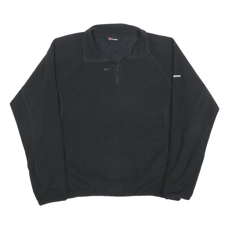 Berghaus Womens Black Plain Pullover Jumper Crew Neck Polyester Uk 16 Outdoor 1