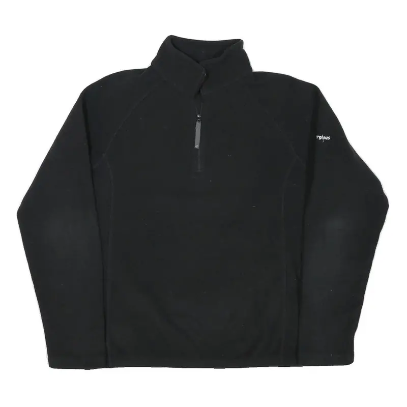 Berghaus Womens Black Pullover Outdoor Fleece Jumper Plain Crew Neck M Relaxed 1