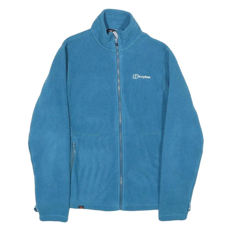 Berghaus Womens Blue Fleece Jacket Uk 12 Polyester Zip Outdoor Warm 1