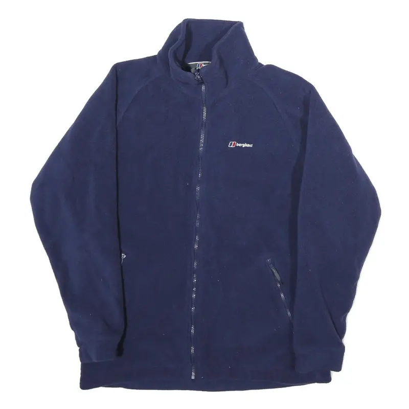 Berghaus Womens Blue Jacket Uk 14 Polyester Zip Plain Outdoor Warm Jacket 1