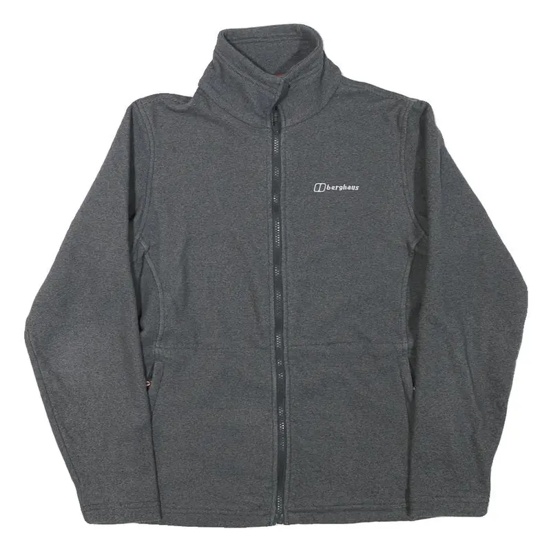 Berghaus Womens Grey Jacket Uk 12 Polyester Blend Zip Outdoor Casual 1