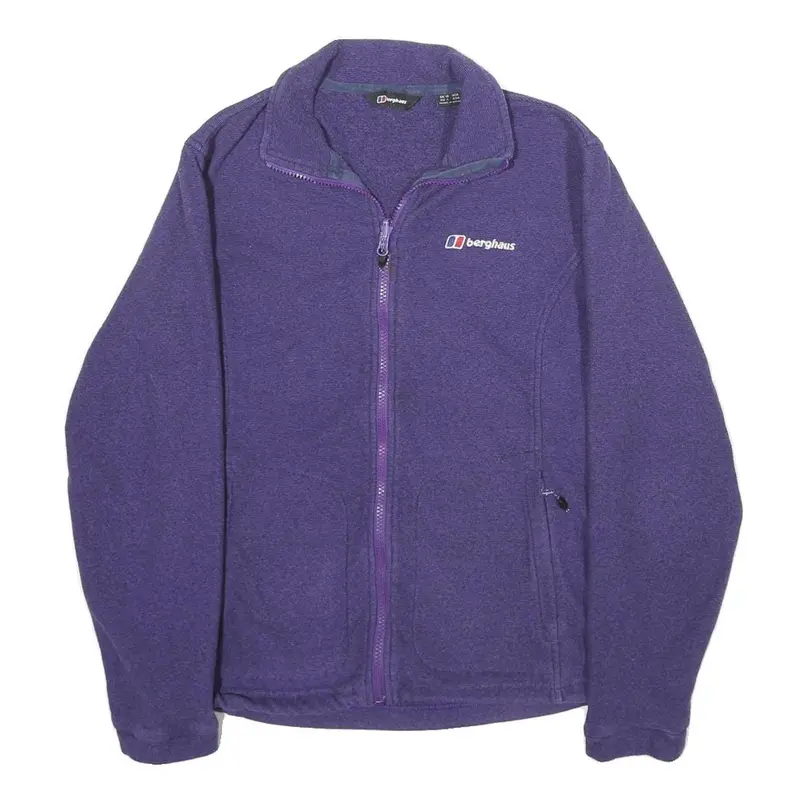Berghaus Womens Purple Jacket Uk 10 Polyester Zip Long Sleeve Casual Outdoor 1